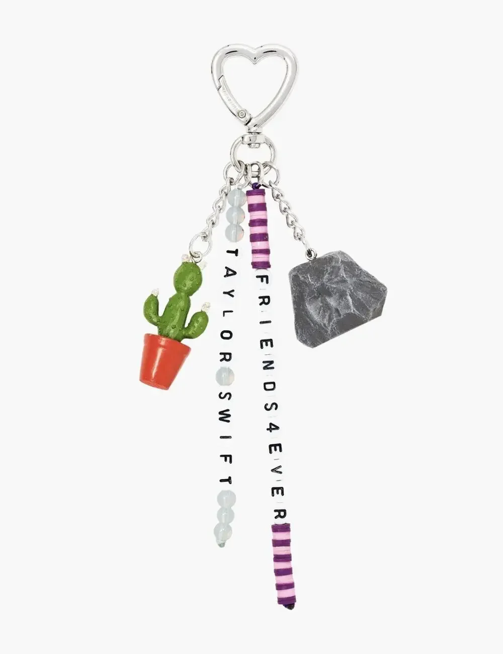 NEW Taylor Swift FRIENDS4EVER KEYCHAIN AND BAG CHARM OPALITE LIFE OF A SHOWGIRL